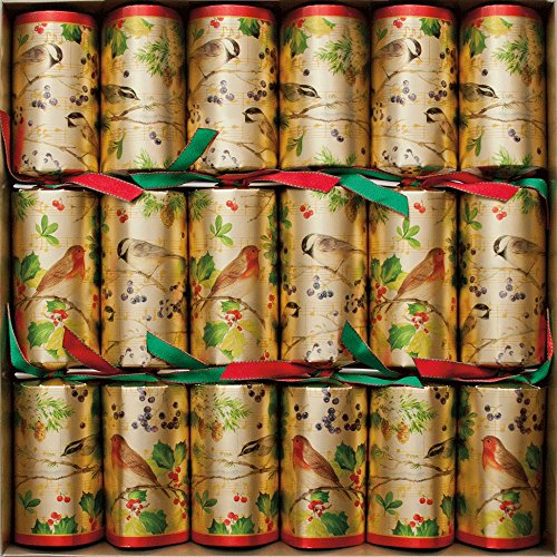 Entertaining with Caspari Winter Song Celebration Crackers, 12-1/2