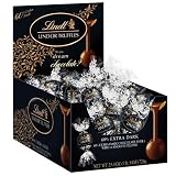 Lindt Truffles - Lindor Extra Dark 60% Cocoa Chocolate Truffles - 60 count box display