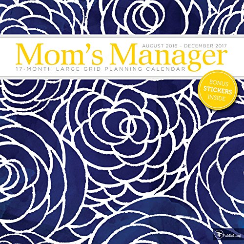 TF Publishing Moms Manager Floral 2017 Wall Calendar