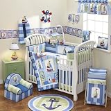 Lambs & Ivy 6 Piece Bedding Set in Little Skipper
