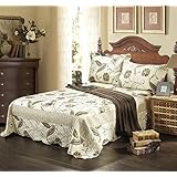 Tache 3 Piece Seasons Eve Reversible Bedspread Set,California King