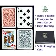 CopagT Poker Size REGULAR Index - Blue*Red Setup