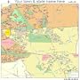 Street & Road Map of Kettering, Maryland MD - Printed poster size wall atlas of your home town