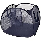 Pro-Mart DAZZ Deluxe Pop-Up Hamper, Pyramid, Navy Blue