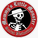 Social Distortion - Mommys Little Monster Logo with Skeleton - Sticker / Decal