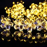 Ecandy(イケンディ)ソーラー妖精ストリングライトクリスマスツリー、結婚式、パーティー用50LED7メートル (暖かい白い)