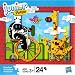 Zebra and Giraffe on Bikes Junior 24 pc Puzzle