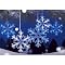 LED Snowflakes String Lights - White/ Blue