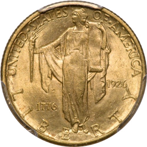 1926 $2.50 Sesquicentennial PCGS MS64 Gold Commemorative