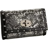 Whiting & Davis Lotus Flap Shoulder Bag