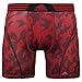 adidas Men's Climalite Flex Boxer Brief Underwear, Chevrex Scarlet/Black, Large