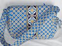 Vera Bradley Lindsay Bag Purse Handbag Riviera Blue