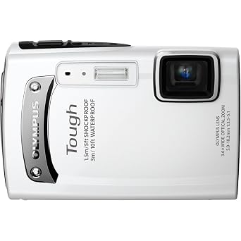 OlympusTG-310 Tough 14 MP Digital Camera , 3.6x Wide Optical Zoom (28mm), 2.7 LCD,(White)