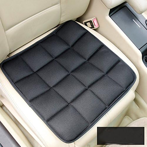 Ou Mad Bamboo Charcoal Breathable Seat Cushion for Office Car Chair-Black
