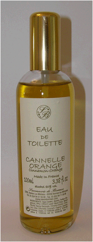 Produkt-Bild: Savonnerie de Bormes: Eau de Toilette Zimt-Orange (Canelle-Orange), 100 ml Flasche mit Zerst&auml;uber (Spray)