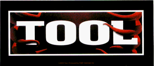 Tool - Rectangle Logo with Red Tentacles - Sticker / Decal