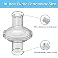 Gadget Beyond 3 Pack Universal Fit in Line Filter for CPAP and BiPAP Machines