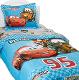 Cars Buddies Twin Comforter Set, Blue Cars Buddies Twin Comforter Set, Blue