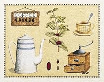 Coffee by Susan Clickner Art Print Poster 20 x 16