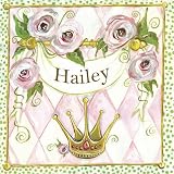 Oopsy Daisy Princess 14x14 Canvas Art Image Wrap, PERSONALIZED