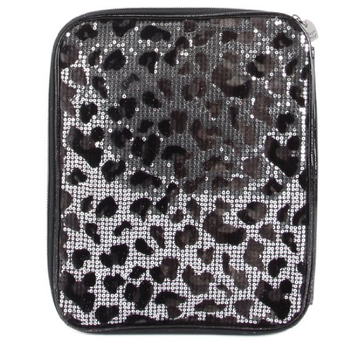 Betsey Johnson Ipad Case - Pewter Leopard
