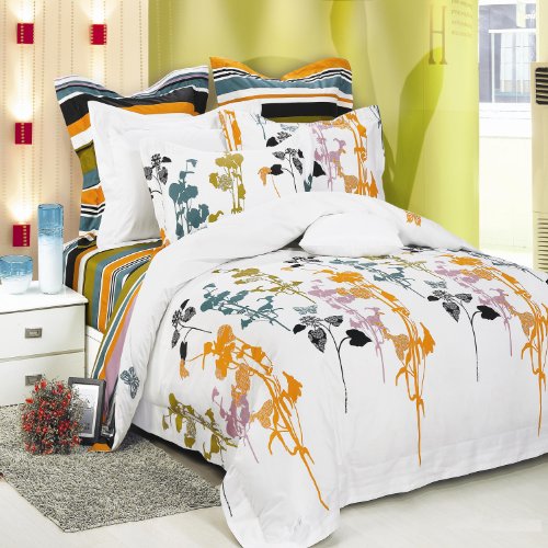 North Home Aster 4-Piece Duvet Cover Set, Queen North Home Aster 4-Piece Duvet Cover Set, Queen
