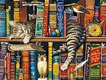 Buffalo Games Charles Wysocki Cats: Frederick The Literate Jigsaw Puzzle (750 Piece)
