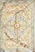 Light-Blue Asana Mat with Embroidered Flowers and Leaves - Resham on Canvas