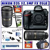 Nikon D3S Digital SLR (Camera Body) + Nikon 24-70mm Lens + Nikon 70-200mm VR II Lens + Power & Precision Bundle