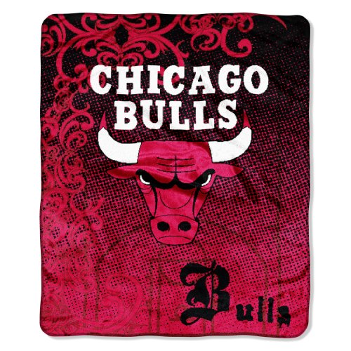 NBA Chicago Bulls 50-Inch-by-60-Inch Micro Raschel Throw 