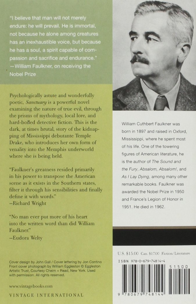 Sanctuary: The Corrected Text: William Faulkner: 9780679748144 ... Sanctuary: The Corrected Text: William Faulkner: 9780679748144 ...