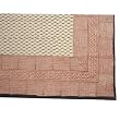 Bedsheet Cotton in Block Print for Bedroom Twin Size (bssht698)
