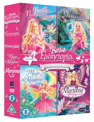 CD-Charts  DVD : Barbie Fairytopia Movie Collection - Fairytopia/Mermaidia/Magic Of The Rainbow/Mariposa And Her Butterfly Fairy Friends