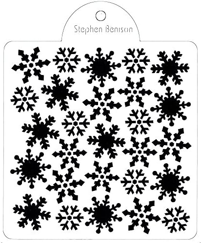 Snowflake Miniprint Stencil by Stephen Benison