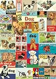 Cavallini & Co. Vintage Dogs Decorative Decoupage Poster Wrapping Paper Sheet