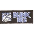 Blink 182 - Rectangle Logo with Bunny Rabbit - Embroidered Iron On or Sew On Patch