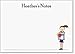 Brunette Basketball Girl Flat Card Stationery