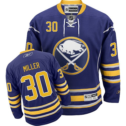 Reebok Buffalo Sabres Ryan Miller Premier Home Jersey Large