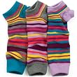 2280-960 Grey Multistripe Armwarmers Little Miss Matched