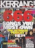 KERRANG MAGAZINE BACK ISSUE 1033 LOSTPROPHETS - BLINK 182 - GUNS N ROSES
