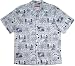 Royal Hawaiian Palace Aloha Shirt, S, WHITE