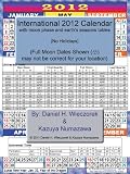 2012 International Calendar With Moon Phase Table
