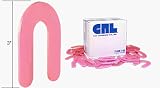 CRL 1/8 x 3 Plastic Horseshoe Shims - Package