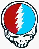 Grateful Dead - Classic Steal Your Face Skull with Lightning Bolt - Sticker / Decal (SYF)
