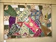 Multi Color Vintage Beaded Sari Tapestry Wall Hanging Indian Throw