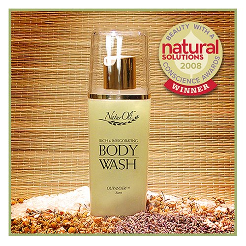 NaturOli Rich & Invigorating Body Wash - 8.4 oz. Another award winning natural formulation! Absolutely luxurious for bath or shower. Wonderful organic scent that is both calming and uplifting. You'll feel the NaturOli difference morning or night!