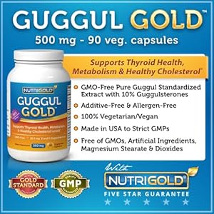 Nutrigold Guggul Gold, 350 mg, 120 veg. capsules