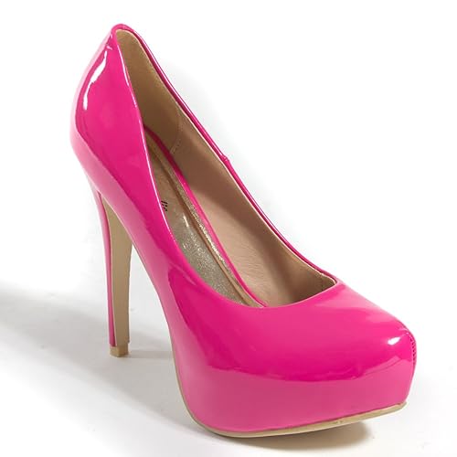 Eye Candie Womens SWEET3 Almond Toe Hidden High Heel Stiletto Pump Shoes