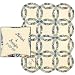 Personalized Gifts - Wedding Ring Quilted Blue Throw