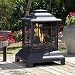 Fire Sense Rectangle Pagoda Patio Fireplace